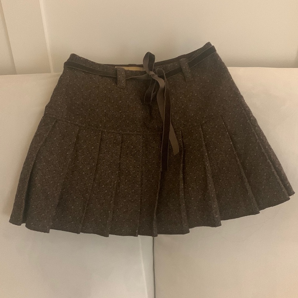 Teenie weenie, brown mini skirt, FS with cute bear details